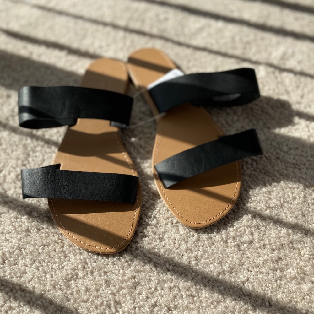 Black Strappy Sandals